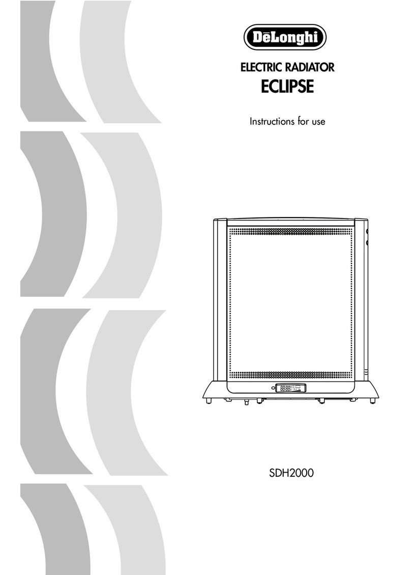 DeLonghi ECLIPSE SDH2000 Manuale utente