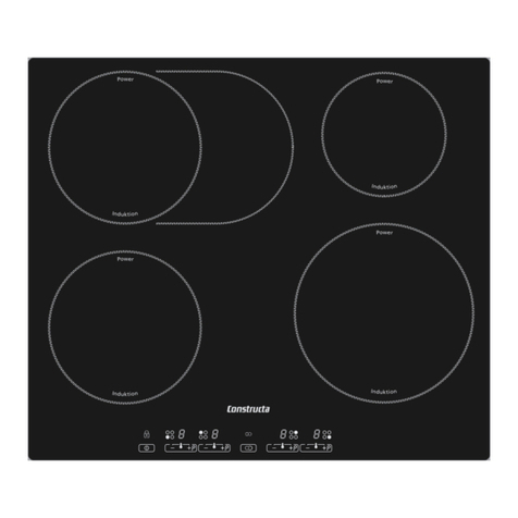 CONSTRUCTA Hob Manuale utente