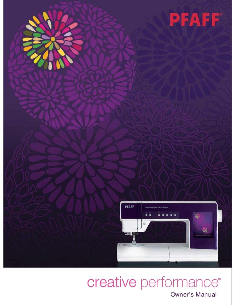 Pfaff Creative Performance Manuale utente