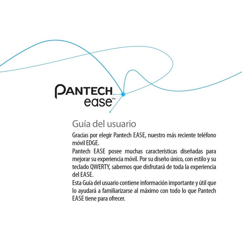 Pantech Ease Guida rapida Pantech Ease Guida rapida