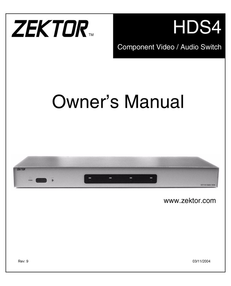 Zektor HDS4 Manuale utente