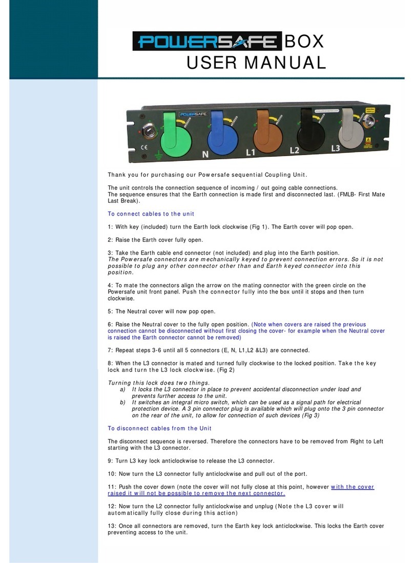 PowerSafe Coupling Unit Manuale utente
