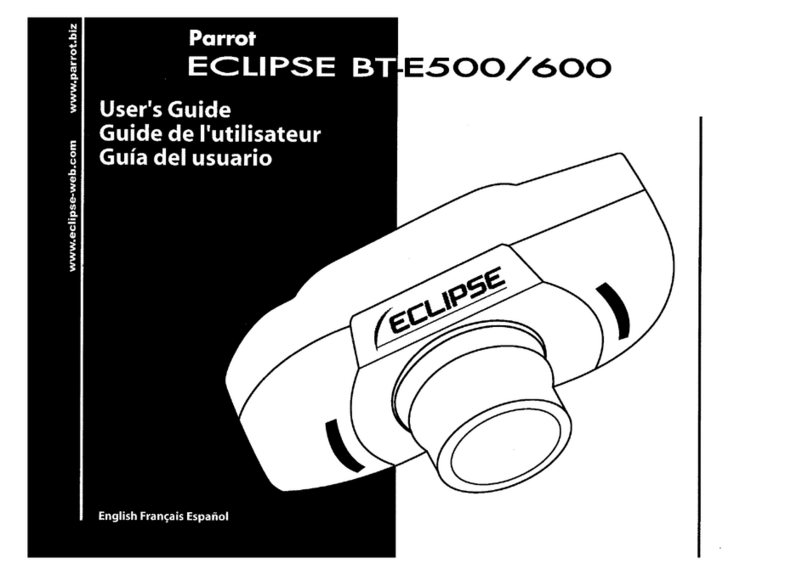 Parrot Eclipse BT-E500 Manuale utente