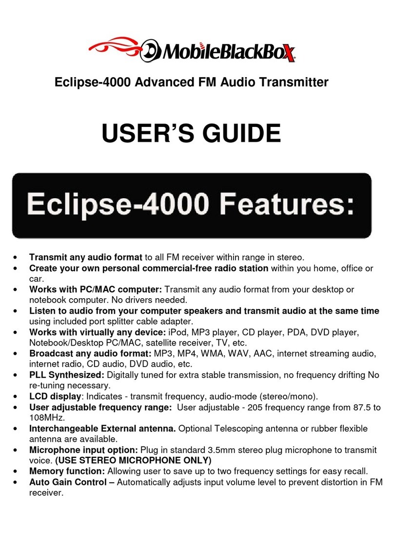 Mobile Black Box Eclipse-4000 Manuale utente