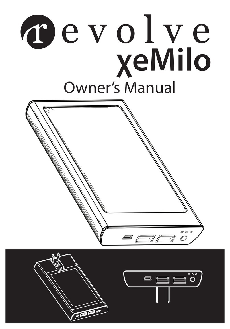 Revolve Electronics ?eMilo Manuale utente
