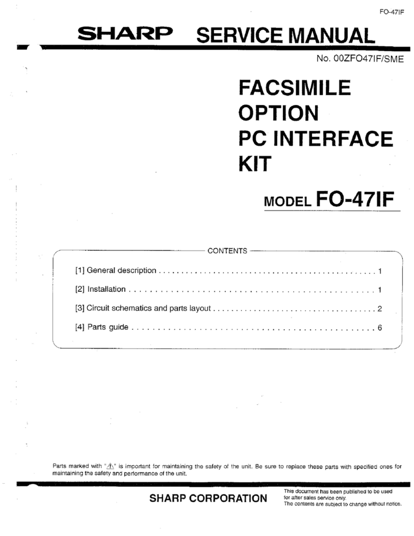 Sharp FO-47IF Manuale utente