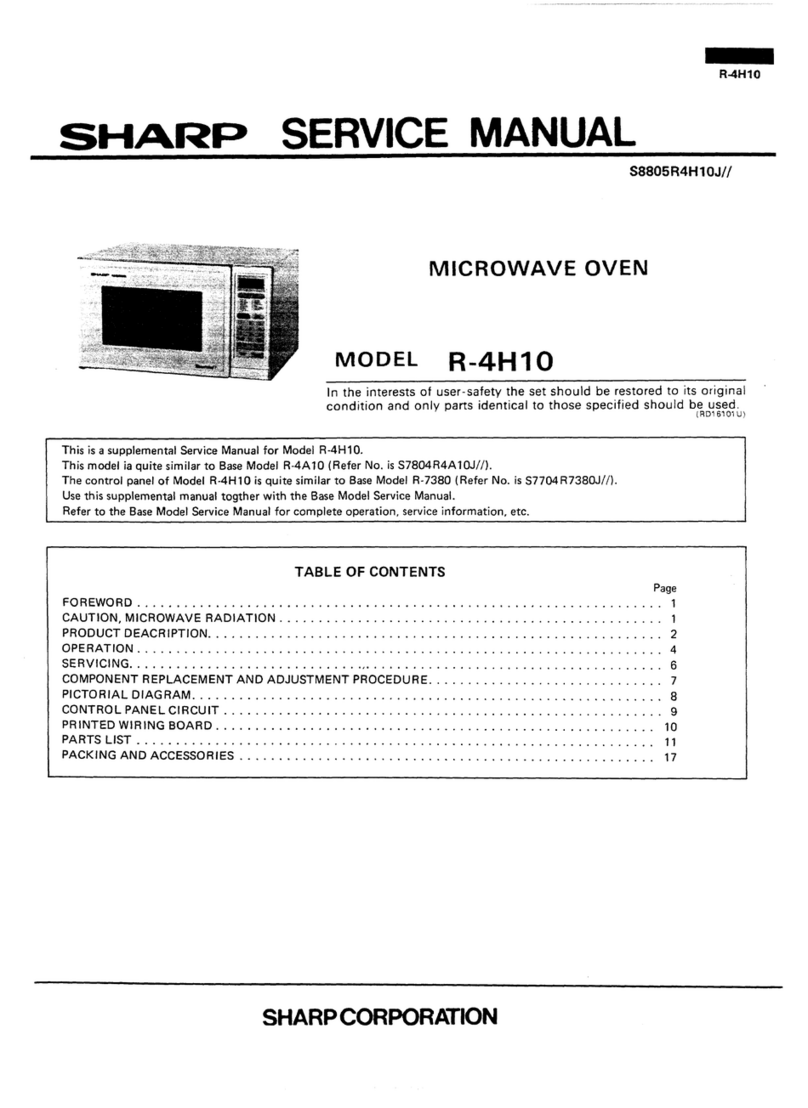 Sharp R-4H10 Manuale utente