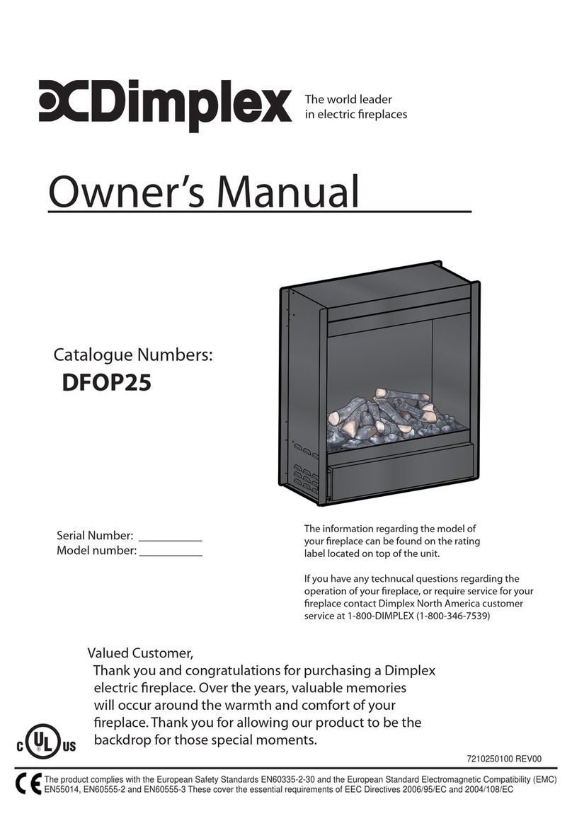 Dimplex DFOP25 Manuale utente