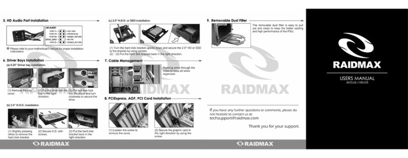 Raidmax AEOLUS Manuale utente