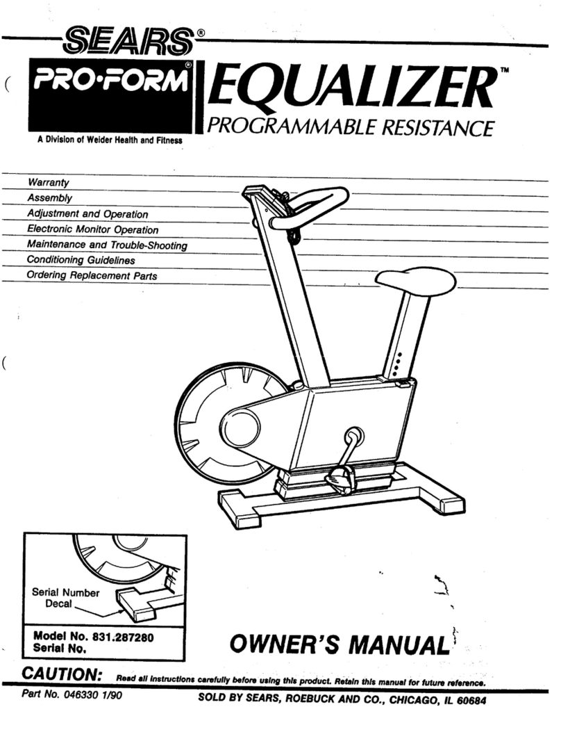 Pro-Form Equalizer Manuale utente