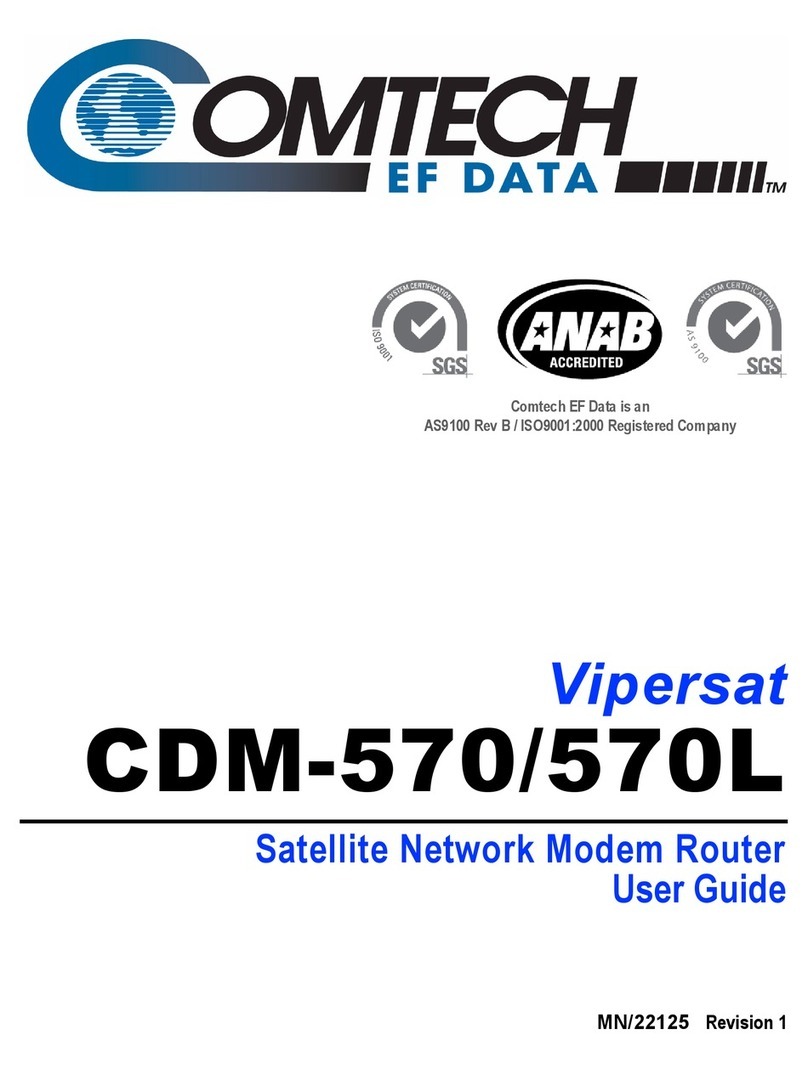 Comtech EF Data Vipersat CDM-570 Manuale utente