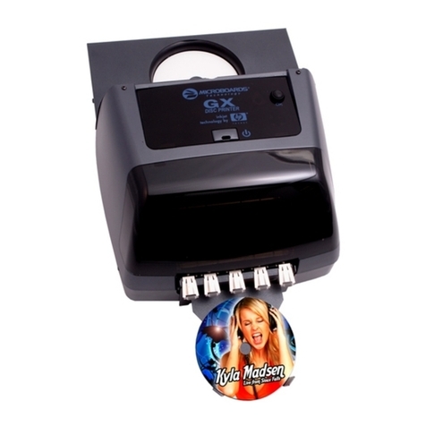 MicroBoards Technology GX Disc Printer Manuale utente