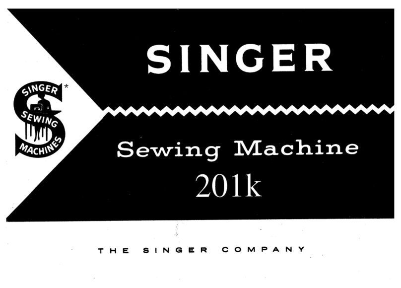 Singer 201K Manuale di installazione e funzionamento Singer 201K Manuale di installazione e funzionamento