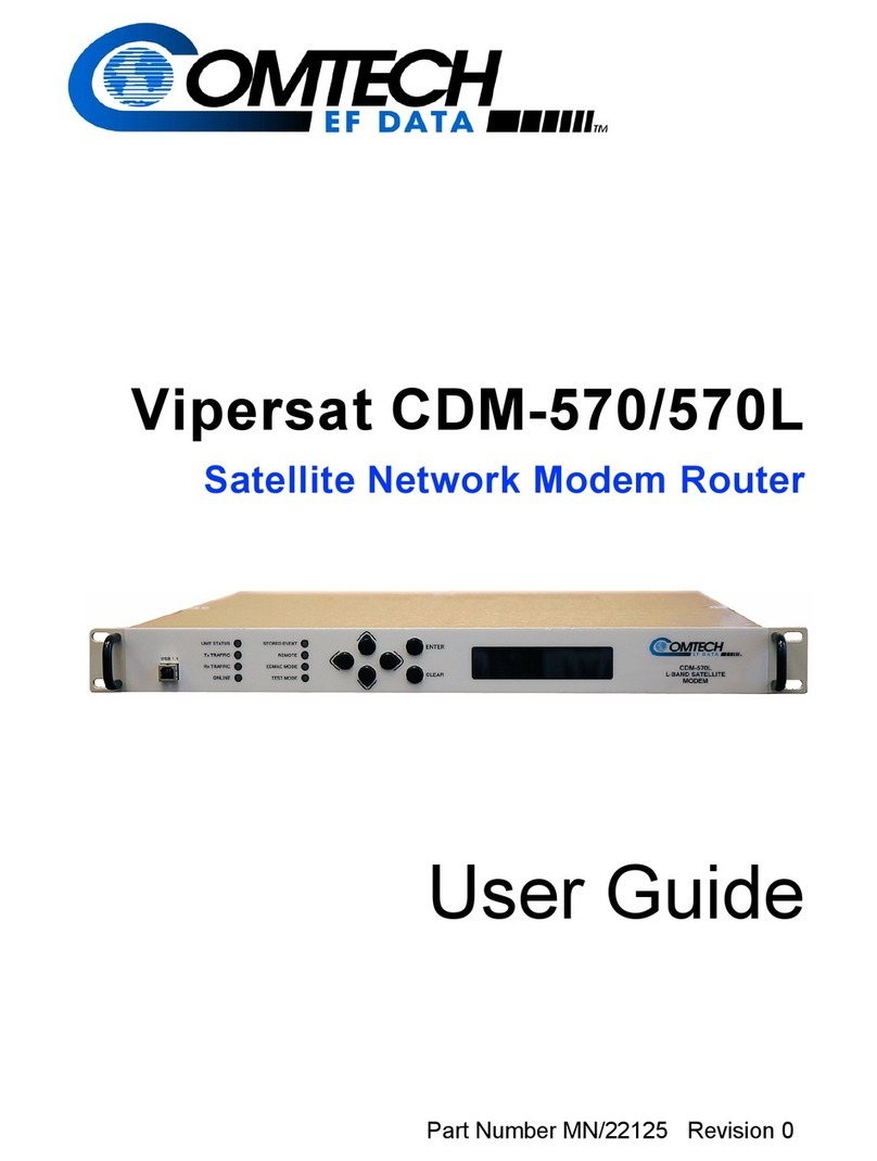 Comtech EF Data Vipersat CDM-570 Manuale utente