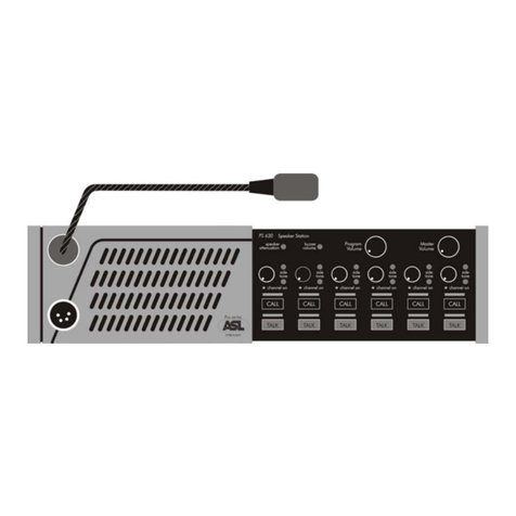 ASL INTERCOM PS 630 Manuale utente