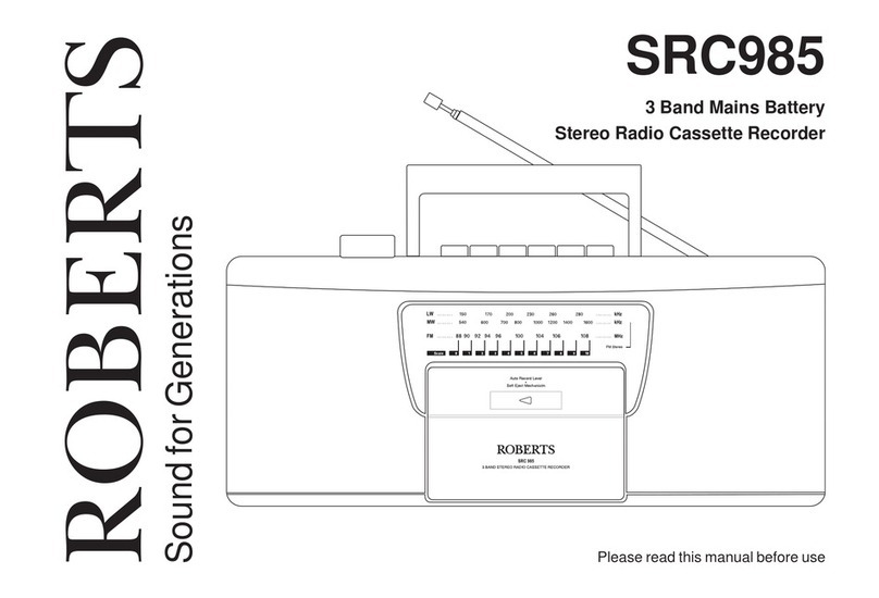 Roberts SRC985 Manuale utente