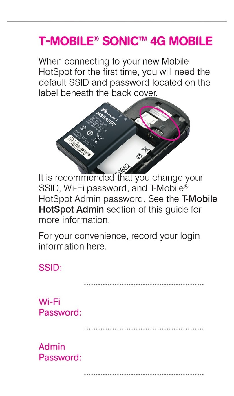 Huawei T-Mobile Sonic Manuale utente