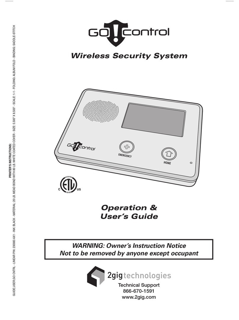 Gocontrol Wireless Security System Manuale utente