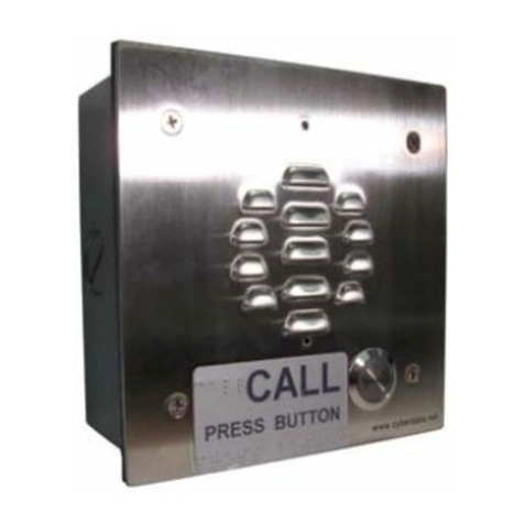 CyberData VoIP Intercom 010935F Manuale utente
