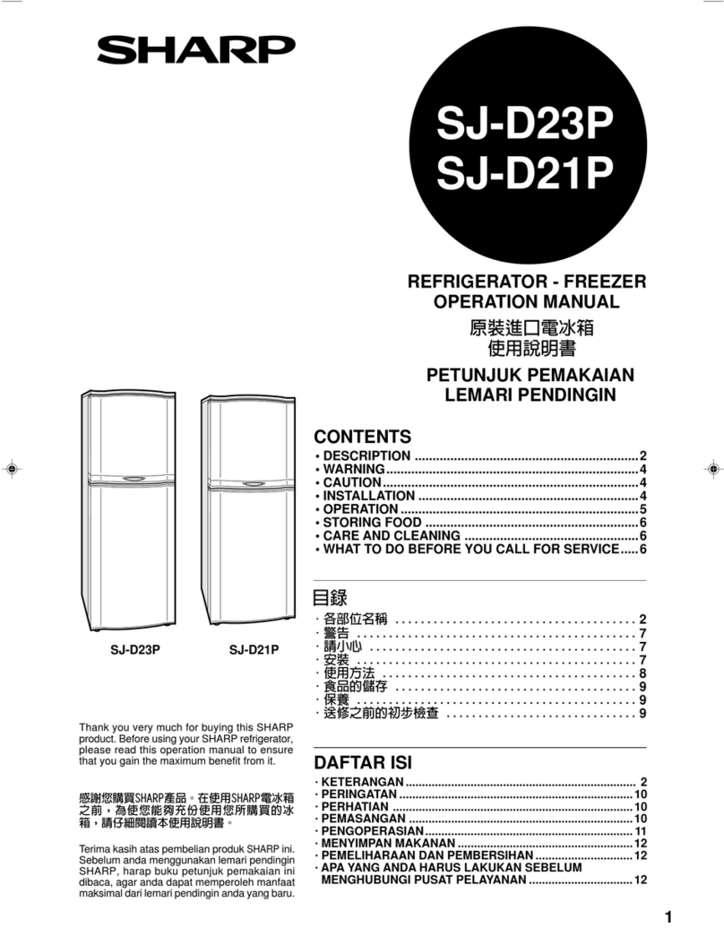 Sharp SJ-D23P Manuale utente