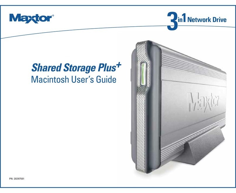 Maxtor Shared Storage Plus+ Manuale utente