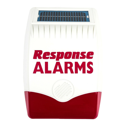 Response Alarms E100 Wirefree Istruzioni per l'installazione