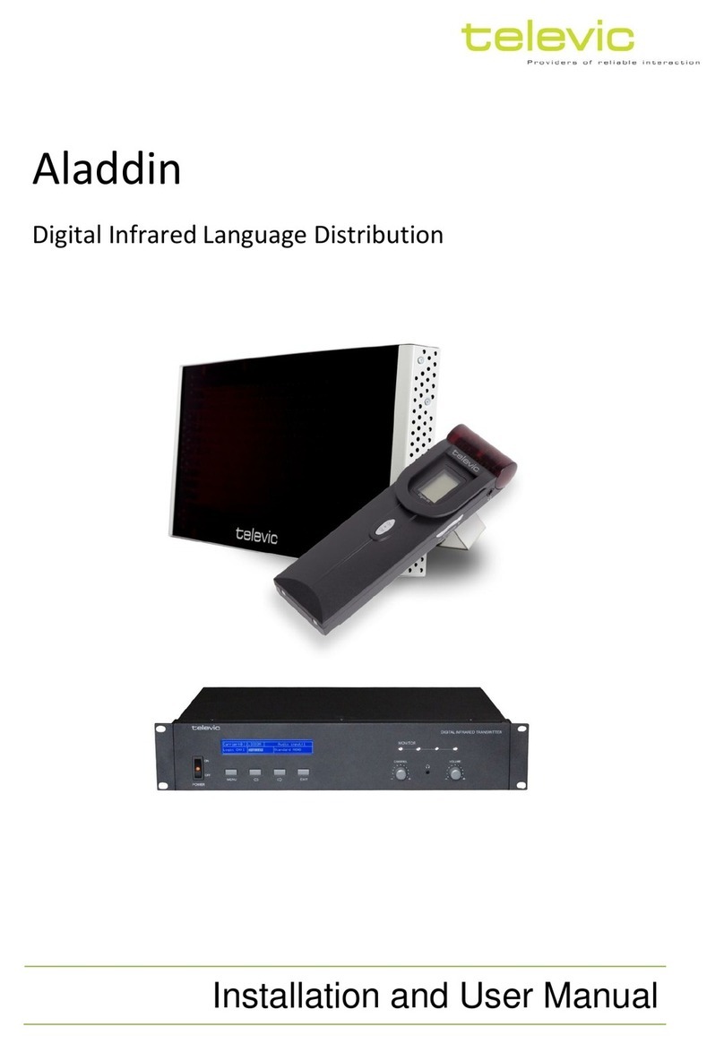 Televic Aladdin Manuale utente Televic Aladdin Manuale utente