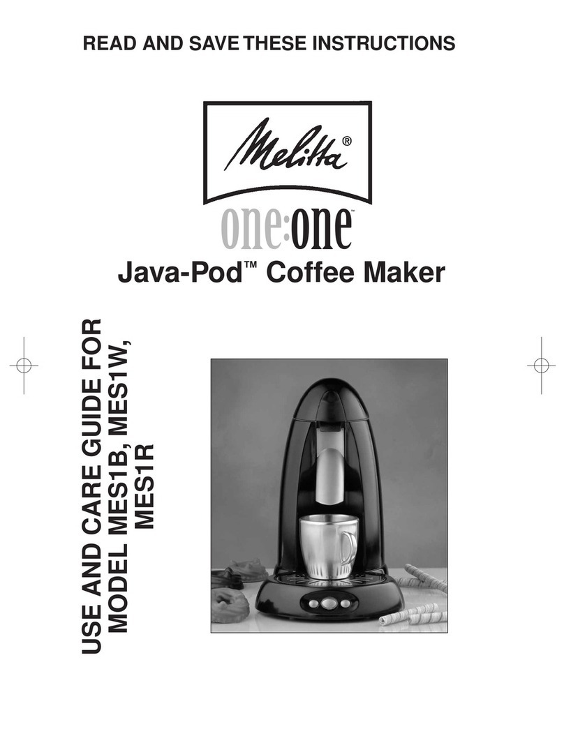 Melitta Java-Pod MES1B Manuale utente