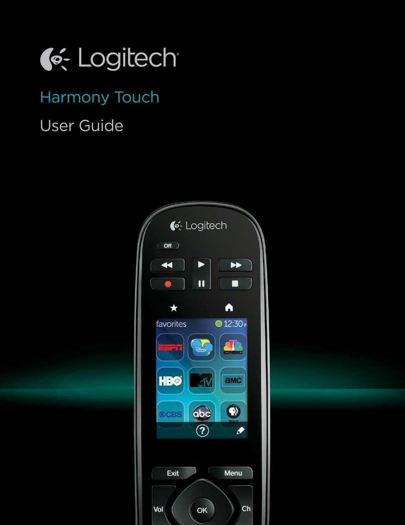 Logitech Harmony Touch Manuale utente