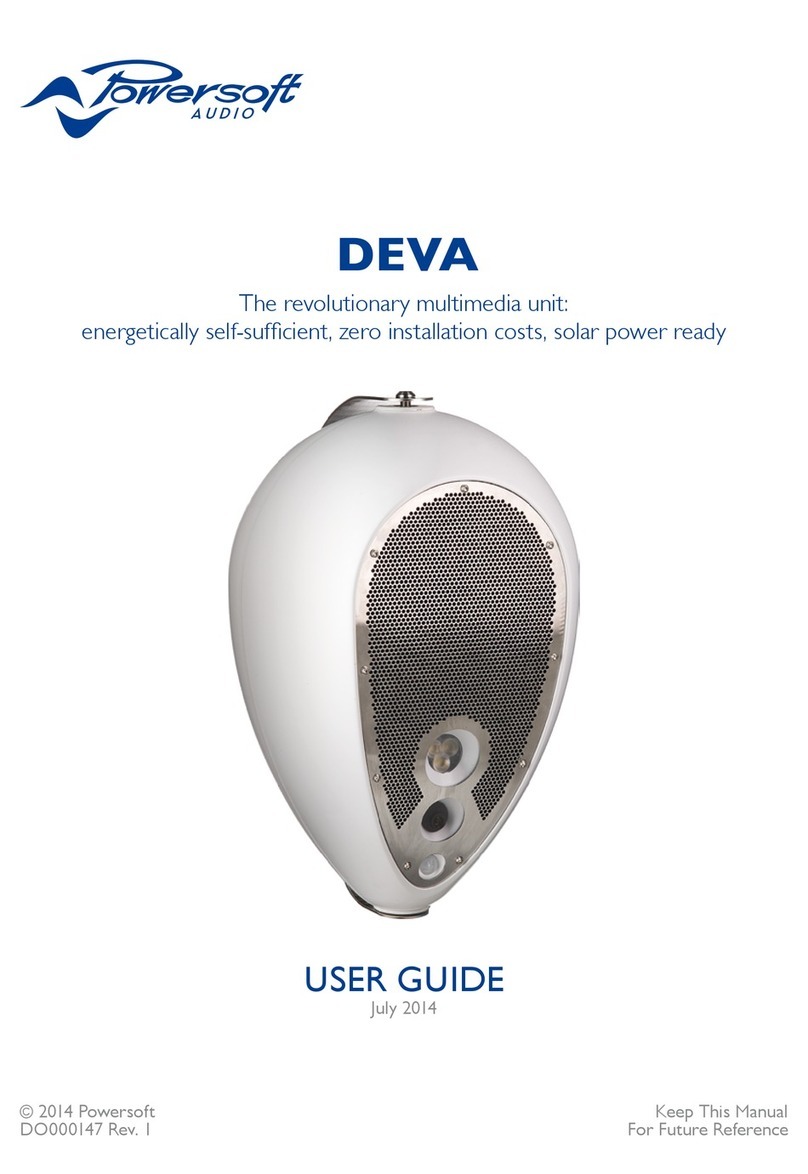 powersoft DEVA Manuale utente