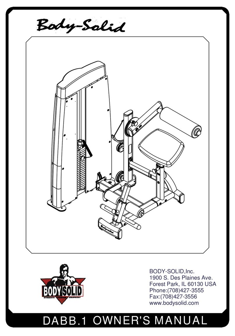 Body Solid DABB.1 Manuale utente