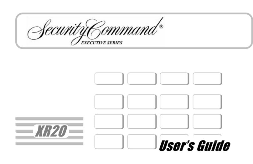 Security Command XR20 Executive Series Manuale utente