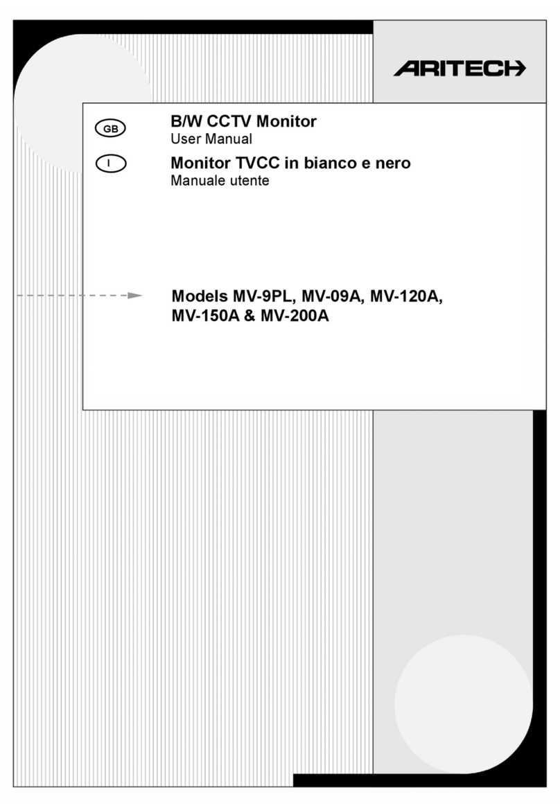 Aritech MV-9PL Manuale utente