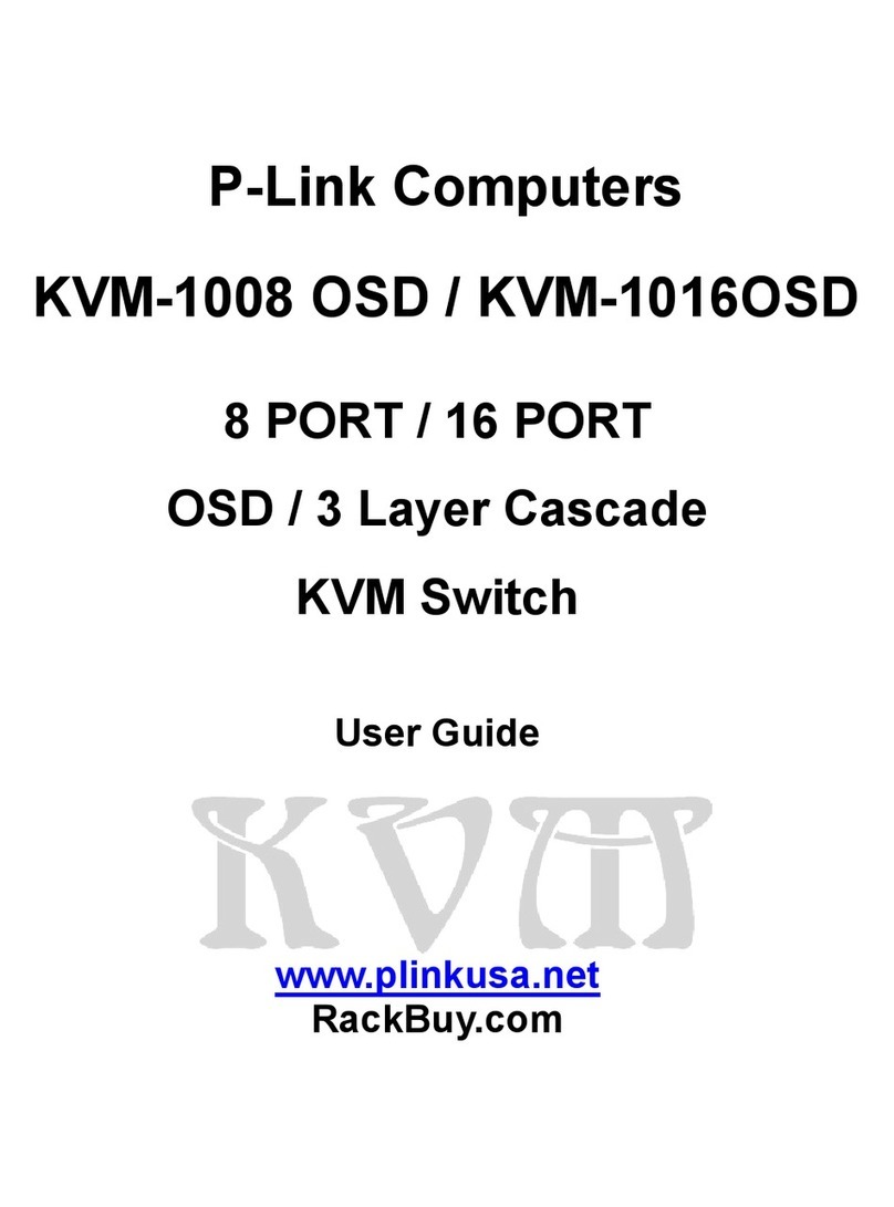 P-Link Computer KVM-1004 Manuale utente