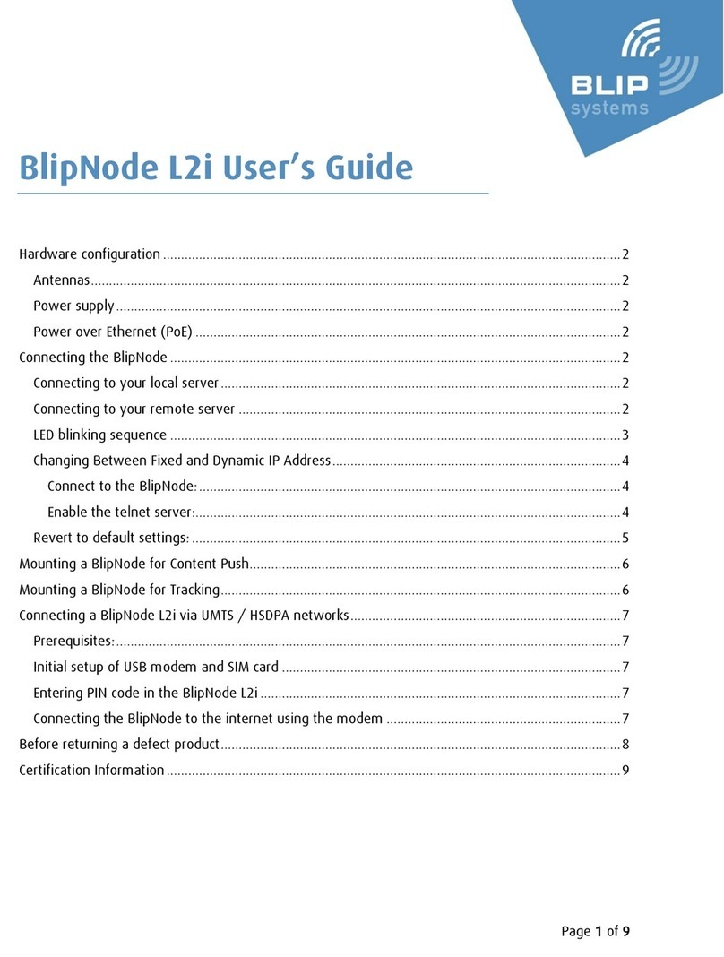 BLIP Node L2i Manuale utente