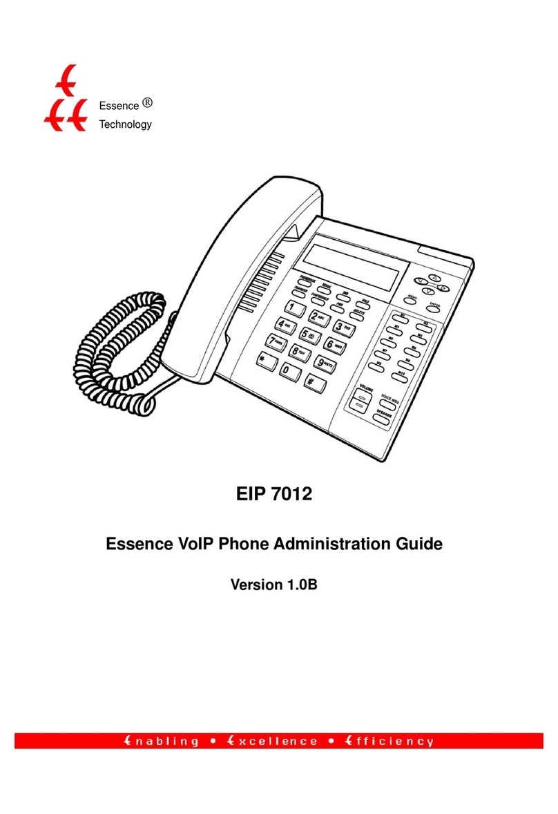 Essence Technology EIP 7012 Manuale di istruzioni