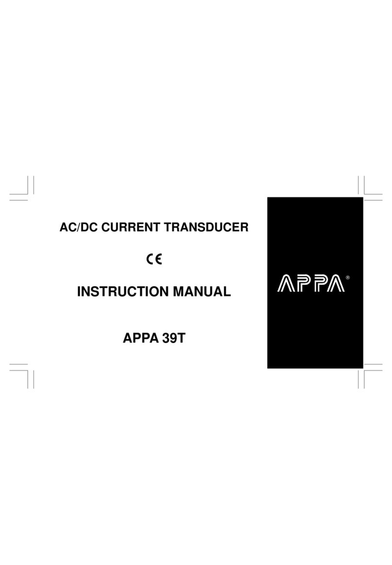 APPA 39T Manuale utente