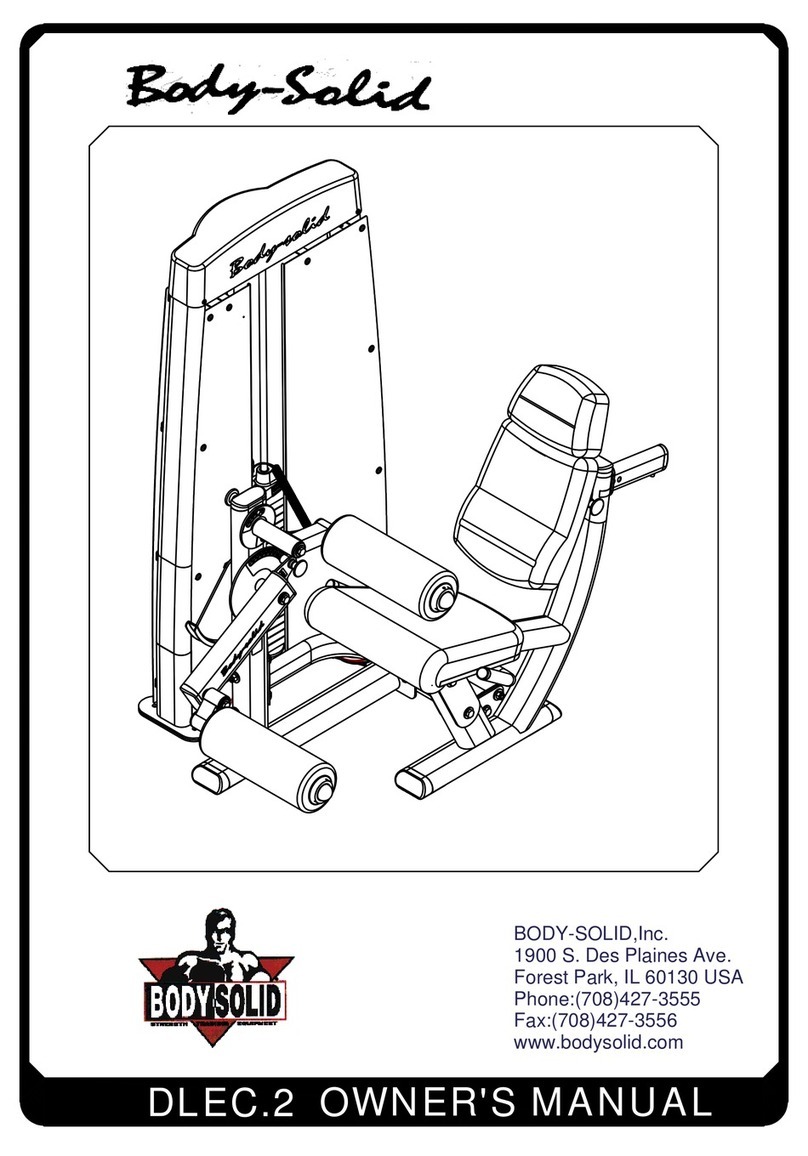 Body Solid DLEC.2 Manuale utente