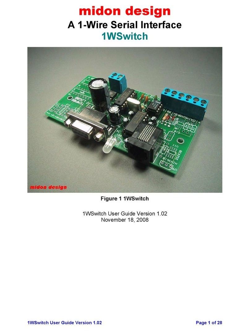 midon design 1WSwitch Manuale utente