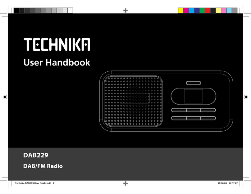 Technika DAB229 Manuale di istruzioni