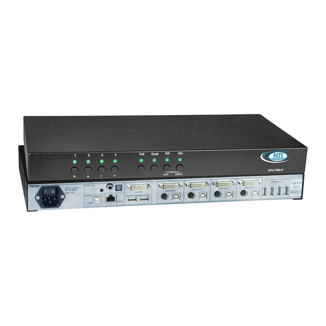 Network Technologies SPLITMUX-DVI-4 Manuale utente