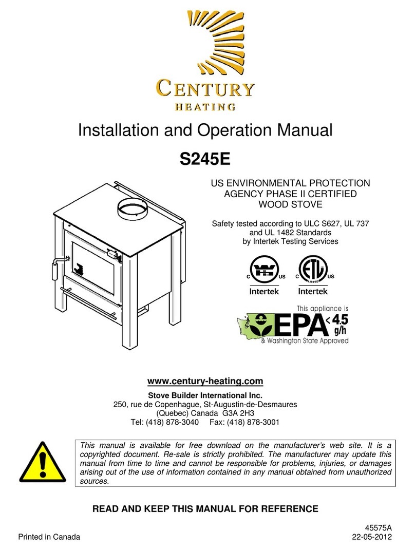 Century Heating S245E Manuale utente