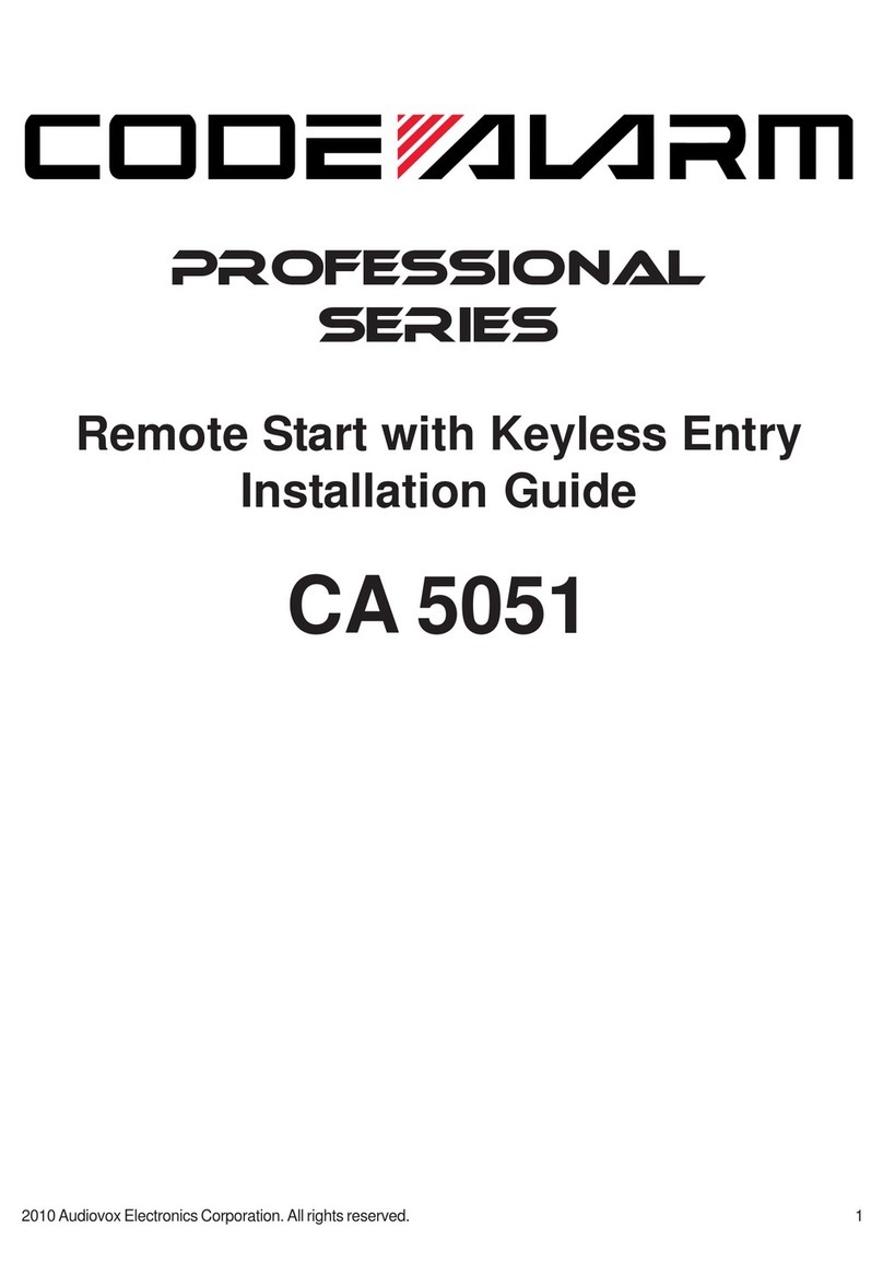 Code Alarm CA 5051 Manuale utente