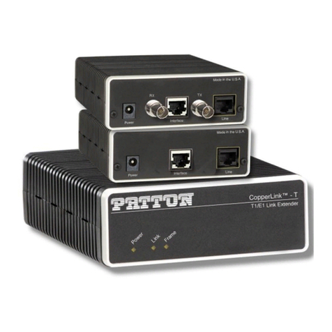 Patton electronics 2113 Manuale utente