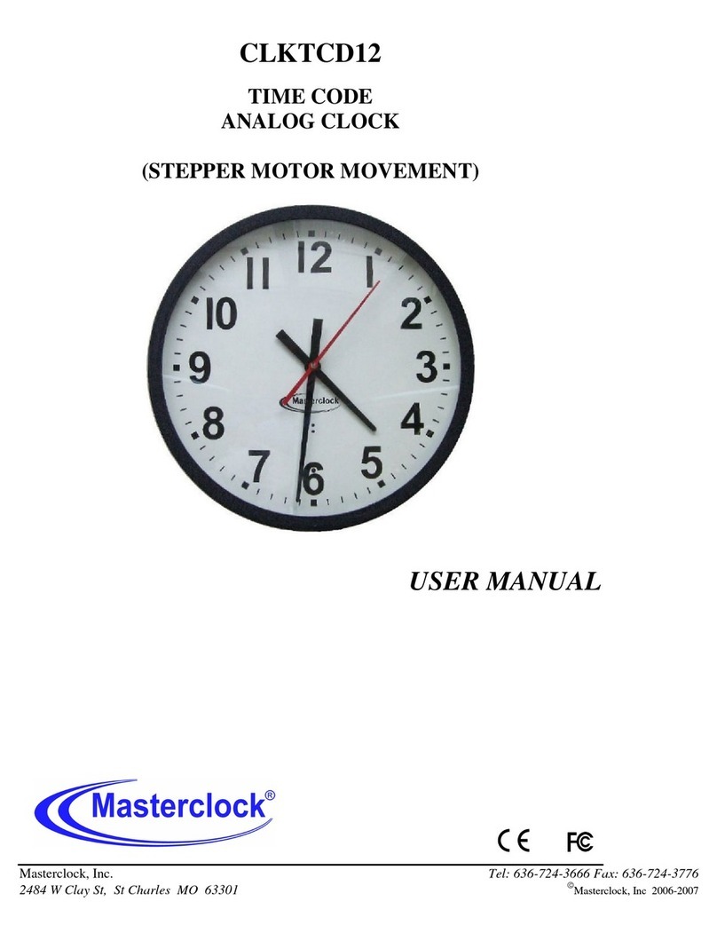 Masterclock CLKTCD12 Manuale utente