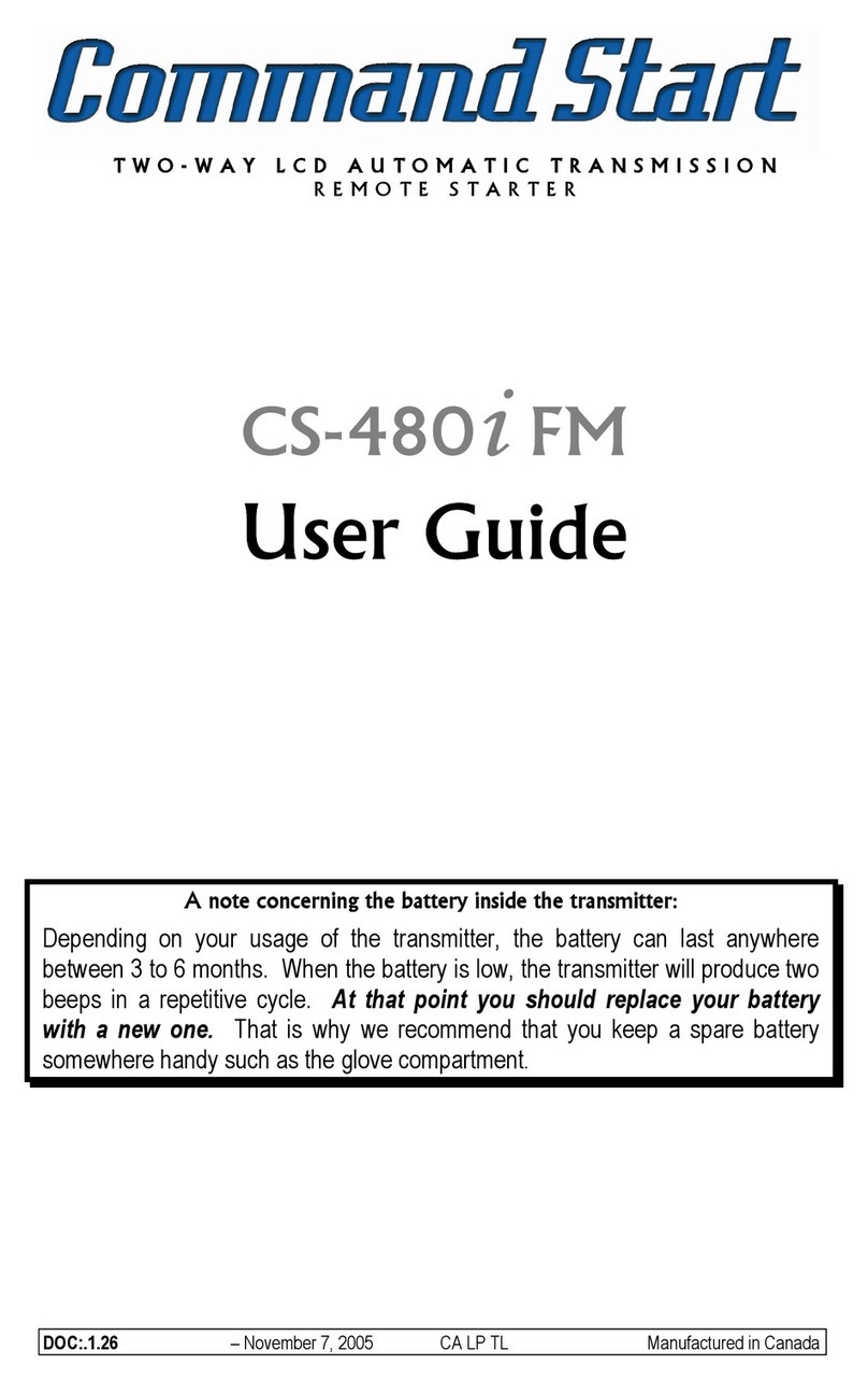 Command Start CS-480i FM Manuale utente