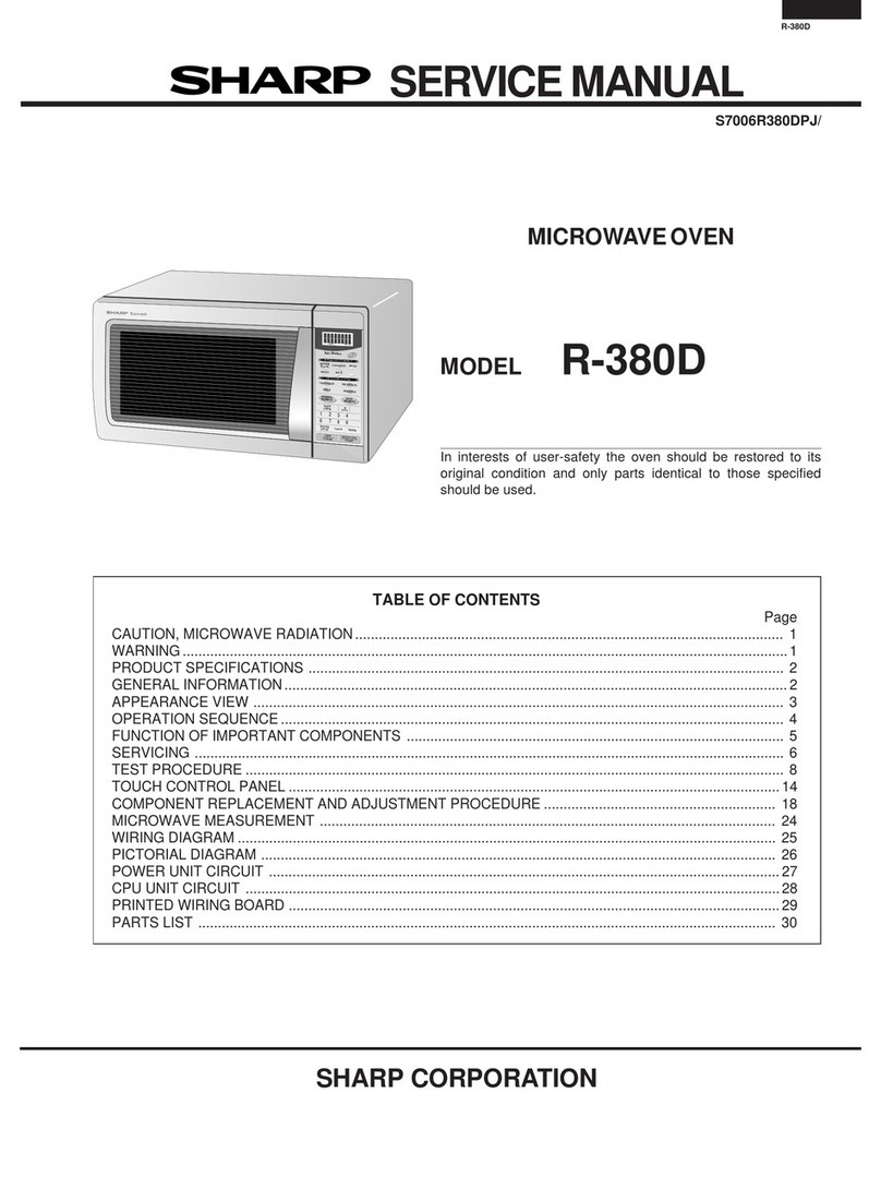 Sharp R-380D Manuale utente