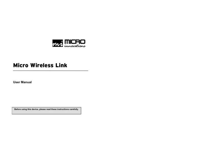 Micro Innovations micro wireless link Manuale utente