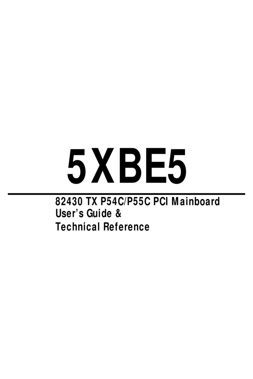 SOYO 5XBE5 Manuale per l'uso e la cura