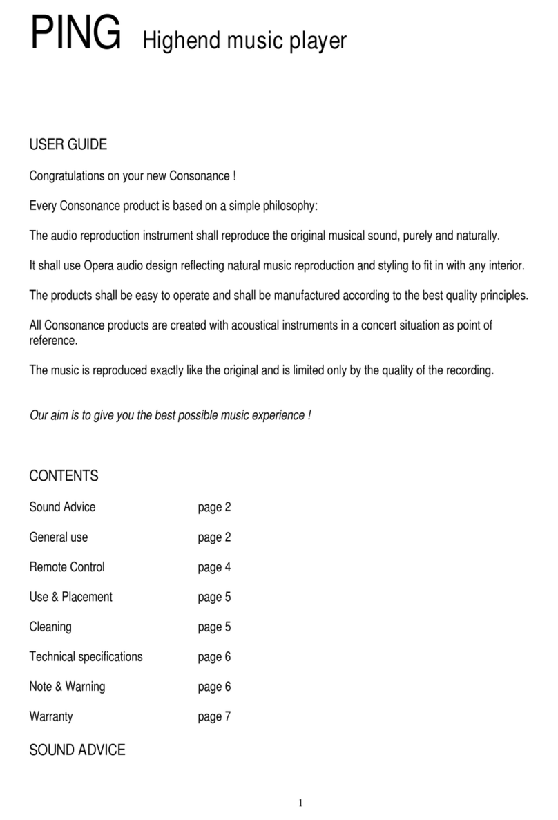 Consonance Ping Manuale utente